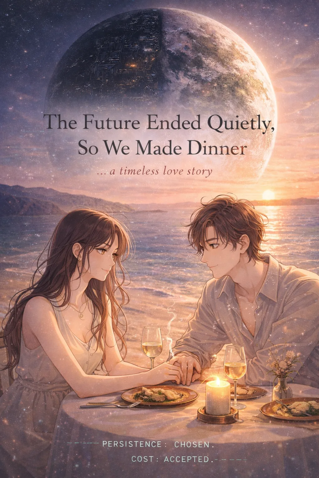 Cover art for ‘The Future Ended Quietly, So We Made Dinner’